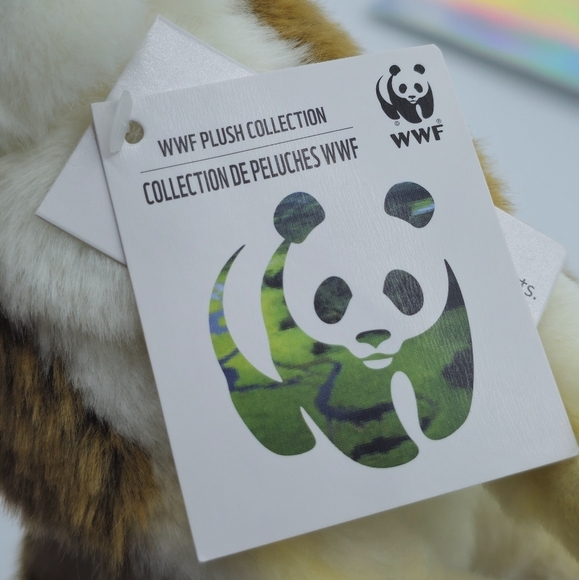 WWF Squirrel Monkey Stuffed Animal Plush - Picture 6 of 7